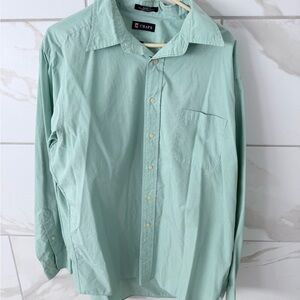 Chaps Men's Light Green Button Down Shirt
